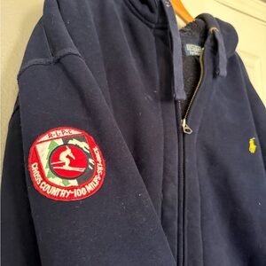 Ralph Lauren Navy heavy weight full zip jacket